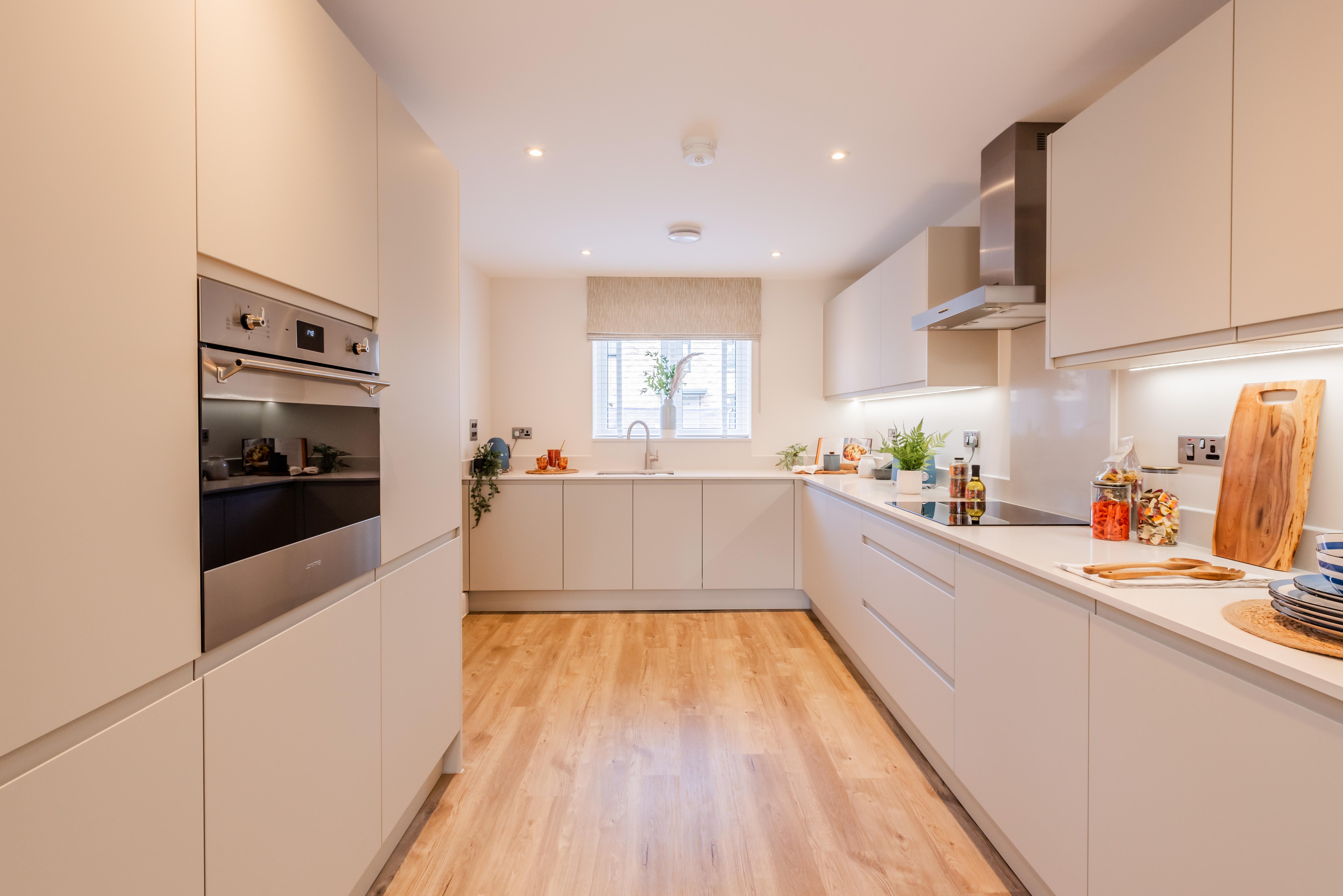 modern kitchen of 3 bedroom detached house in Slough